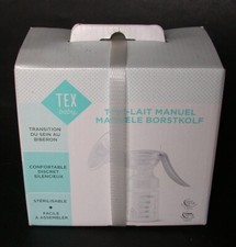 TIRE-LAIT manuel neuf TEX BABY accessoire allaitement BREAST PUMP Poitrine Pump price