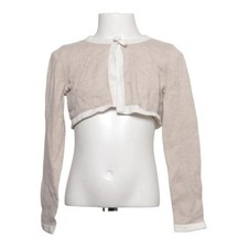 H&M, boléro, taille : 122/128, beige/blanc, coton, tricot fin, fille #AOc Bolero fille price