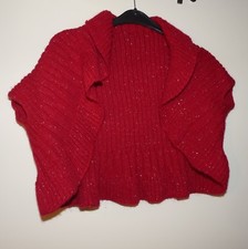 Gilet manches courtes boléro rouge lurex sans boutons fille 4 ans BE Bolero fille price