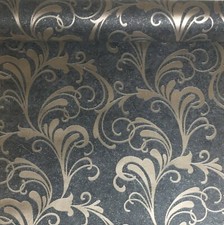 Papier peint Rasch Valentina rouleau bronze anthracite métallisé paillettes texture 301861 Wallpaper price