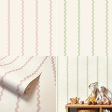 Rayure World Of Wallpaper Faire The Wiggle Enfants Adultes Pièce - Crème/Rose Ou Wallpaper price