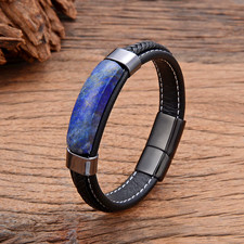 Bracelets En Pierre D'Oeil De Tigre En Cristal Rose Hématite Naturelle Pour Homm Naturel Stone bracelets price