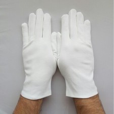 Gants blancs en coton pour femme et homme. Gants homme price