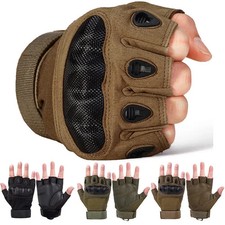 Gants tactiques sans doigts demi-doigt sports plein air combat militaire Gants homme price