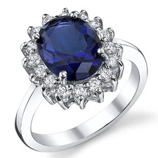Bague Argent "Sapphire Princess II" - Envoi de France immédiat Sapphire bague price