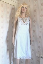 superbe  combinaison fond de robe nuisette vintage unterkleid full slip ref 2374 Slip robe price