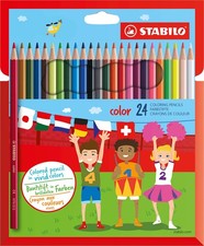 Colouring Pencil - STABILO color - Wallet of 24 - Assorted Colours Incl 4 Neon A Coloré Pencils price