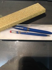 WEAREVER LF SUPREME  BLUE NOS FP AND PENCIL SET. GORGEOUS COLOR. PRISTINE ! Coloré Pencils price