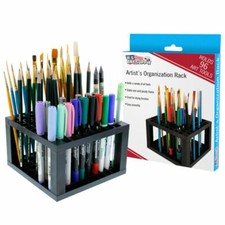 U.S. Art Supply 96 Hole Plastic Pencil and Brush Holder - Desk Stand Organizer Coloré Pencils price