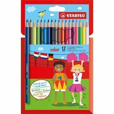 Colouring Pencil - STABILO color - Wallet of 18 - Assorted Colours Incl 3 Neon A Coloré Pencils price