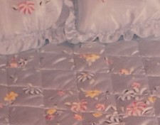 Parure Couvre Lit 220x260 Fait Main A Volant Et 2 Coussin Volant Couvre-lit & parure price