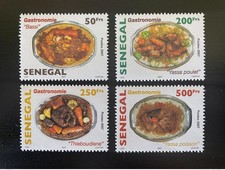 Sénégal 2007/2008 Mi. 2136 - 2139 Gastronomie Gastronomy Dishes 4 val. RARE MNH Dishes price