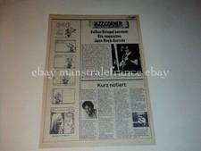 Johnny Winter Volker Kriegel Petticoat The Rattles Sameti clipping Germany 1970s Petticoat price