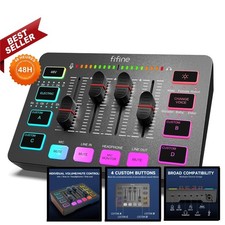 FIFINE Mixeur Audio Gaming PC avec Carte Son pour Micro XLR Gaming pc price