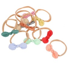 10pcs Hair Elastic Hair Bandless Band Fashion Flax Bandband Couchette pour bébé Bébé Hair Band price