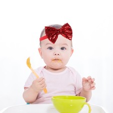 2pcs Baby Bandbands Adorable Hair Band NOUVELLES CHEMPSED RESSION (ROUGE, VERT) Bébé Hair Band price