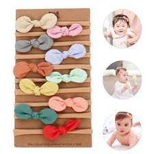 10pcs Hair Elastic Hair Bandless Band Fashion Flax Bandband Couchette pour bébé Bébé Hair Band price