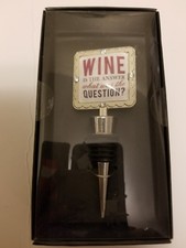 Wine Bottle Stopper -With Caption-Decorative-NIOP Decorative Bottle price