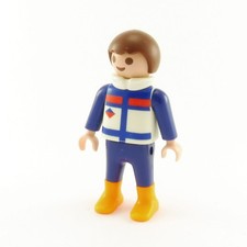 16774 Playmobil Enfant Garçon Bleu et Blanc Bottes Oranges Bottes garçon price
