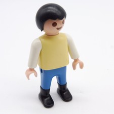 33130 Playmobil Enfant Garçon Jaune Paille Blanc et Bleu Bottes Noires Bottes garçon price