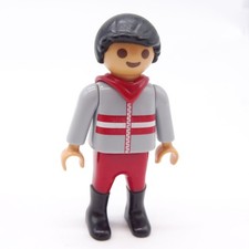 42590 Playmobil Enfant Garçon Gris Rouge Bottes Noires Capuche 5685 6947 70168 7 Bottes garçon price