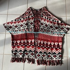 Poncho Manches Coûtés En Coton, Idéal Quant On a Un peu froid. Neuf Non Porté Poncho price