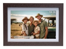 Denver PFF-1042DWMK2 digital photo frame Wood 25.6 cm (10.1") Touchscreen Wi-Fi Numérique photo Frames price