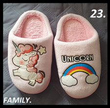 Chausson hiver licorne rose P: 23 Chaussons enfant unisexe price