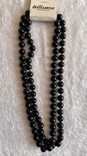 Collier perles noir long Béllissima neuf Perle collier price