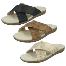 Chaussons À Lanières Croisées Ajustables Pour Femmes 'F0R0295' Chaussons & sandales femme price
