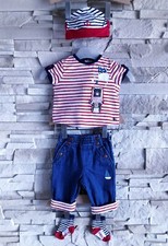 ORCHESTRA - ENSEMBLE 5P BÉBÉ GARÇON TONS LUMINEUX & STYLE PETIT MATELOT 1M Chaussettes ensemble garçon price
