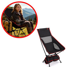 Chaise Pliante Camping Dossier Haut 150kg Portable Pêche Plage Jardin Sac Portable haut chaise price
