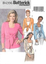 🧵👗✂4396 PATRON BUTTERICK 3 CREATIONS CARACO ET BOLERO-CACHE-COEUR XS AU M Bolero price