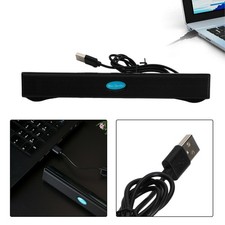 100HZ Wired USB Computer Haut-parleurs Stereo Sound Bar pour PC Laptop Noir. Computer haut-parleurs price