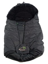 Odenwälder Chancelière Poussette Bébé Noir 96cm Polyester Chancelière pour poussette-landau price