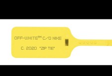 ZIP TIE JAUNE YELLOW 2020 Off White Neuf Baskets price