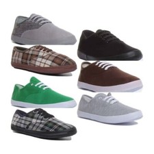 Baskets En Toile Basse à Lacets Unisexe En Différentes Couleurs Taille UK 2-13 Baskets price