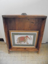 Ancien tiroir étagère mural bois massif 44 x 53 x 9 cm Tbe Tiroir étagère price