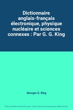 Dictionnaire anglais-français électronique, physique nucléaire et sciences conne Dictionnaires électroniques price
