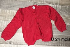U 24 mois 2 Ans Fille : GILET ROSE été TBE Gilet fille price