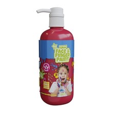Natural Face & Finger Paint - Flacone di vernice a pompa manuale 1000 ml - Rosso Visage et doigt Paint price