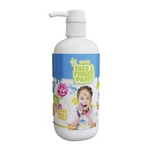 Natural Face & Finger Paint - Flacone di vernice a pompa manuale 1000 ml - Bianc Visage et doigt Paint price
