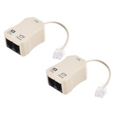 En-Ligne DSL Filtre 2 Voie Prise Adaptateur Séparateur pour Fax Machine 2 Set Fax Machine price