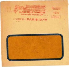 S460. LETTRE PARIS 127 - NAUTIQUE KAYAK MATELAS PNEUMATIQUE - 1951 Matelas pneumatique price