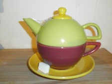 ensemble thé coloré (theiere + tasse +soucoupe)+ Infuseur Boule à Thé Ensembles thé / théière price