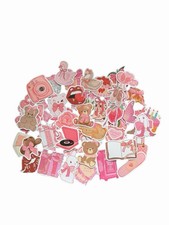 Lot x10 Stickers Cartoon Rose Girly Kawaii Cute Scrapbooking DIY Planner Planner price