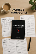 PRECISION – Minimalist Planner PDF | Undated, Digital Download, A4 Journal Planner price
