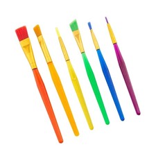 Lot de 6 pinceaux de peinture, pinceaux, fournitures d'art de peinture à Peinture fournitures price