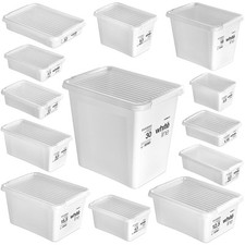 Boîte de rangement avec couvercle clips organisateur pour bureau cuisine... Boîtes de rangement price