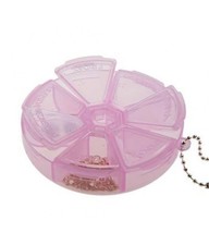 Coffrets et boites boite de rangement plastique ronde 7 compartiments Boîtes de rangement price